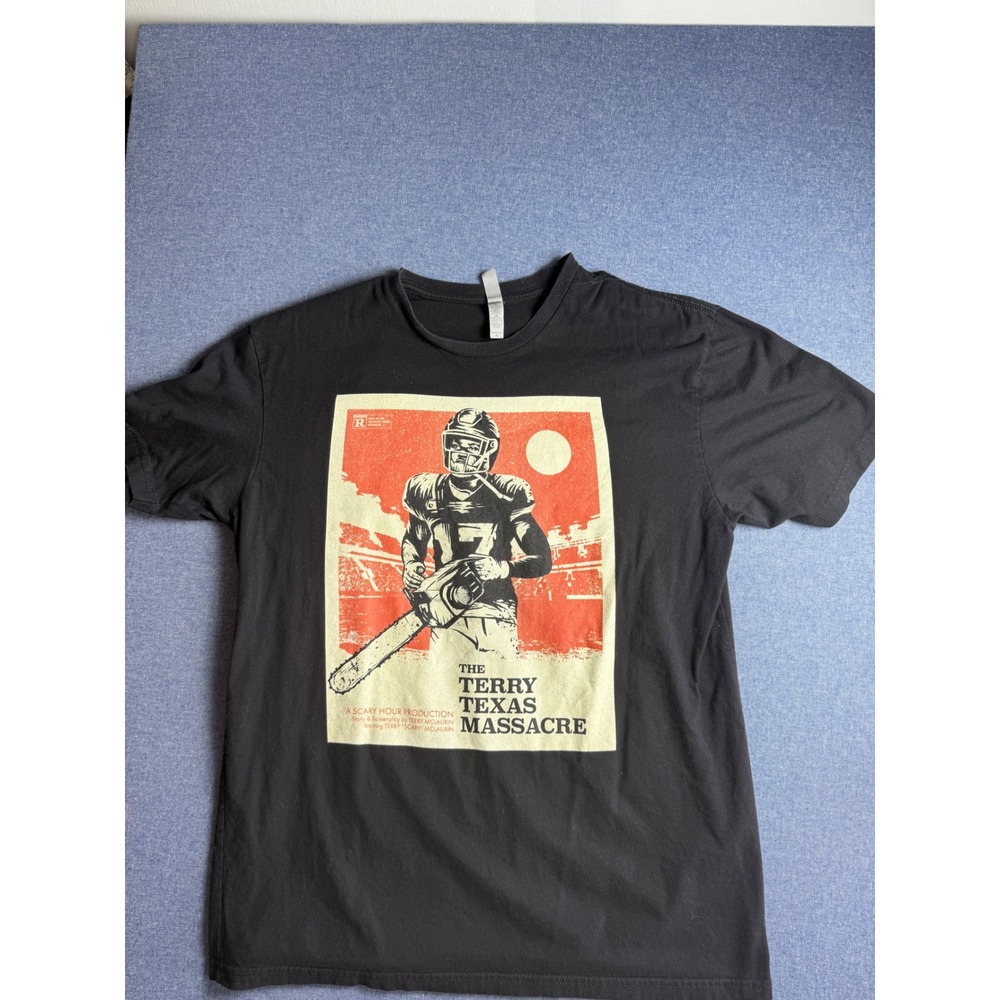 Terry McLaurin The Terry Texas Massacre Graphic T-Shirt‎ Black XL Next Level